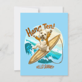 Waves & Woofs Wishes Briefkaart