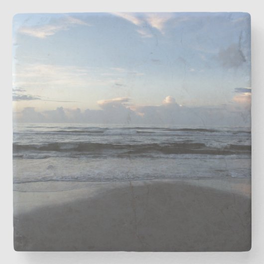 Waves, Wright tsville Beach Stenen Onderzetter (Voorkant)