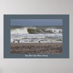 Waves Zee Isle City Poster