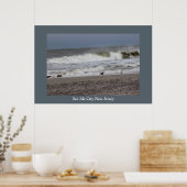 Waves Zee Isle City Poster (Keuken)
