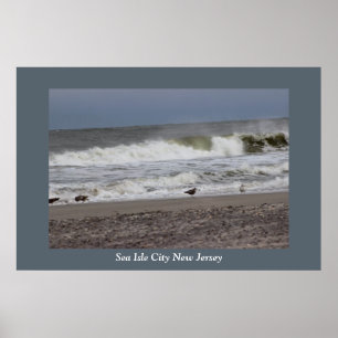 Waves Zee Isle City Poster