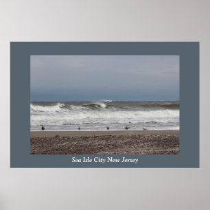 Waves Zee Isle City Poster