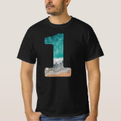 Wavey 1 - Bold Beach / Surven-geïnspireerd Draag d T-shirt (Voorkant)