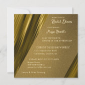Wavey Gold Bridal Shower Kaart (Voorkant)