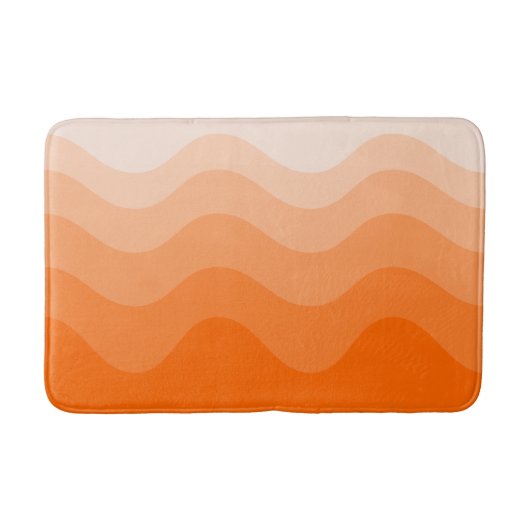 Wavey Stripe Modern Bath Mat (Voorkant)
