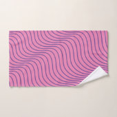 Wavey Stripe Modern Bathroom Towel Set Bad Handdoek (Handdoek)