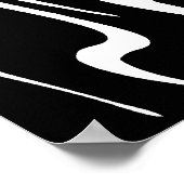 Wavey Stripey Abstract Poster (Hoek)