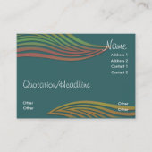 Waveys-visitekaartje Visitekaartje (Voorkant)