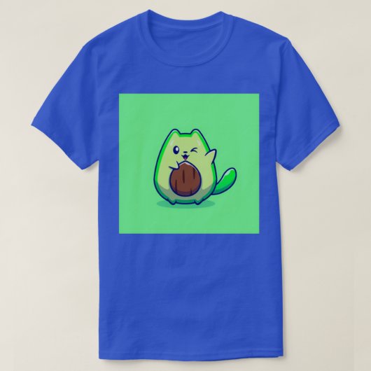 Waving Avocado Animal T-shirt (Design voorkant)
