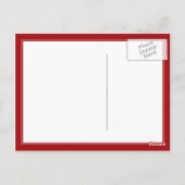 Waving Canadian Flag Briefkaart (Achterkant)