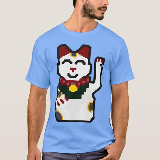 Waving Cat cadeau T-shirt (Voorkant)