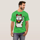 Waving Cat cadeau T-shirt (Voorkant volledig)