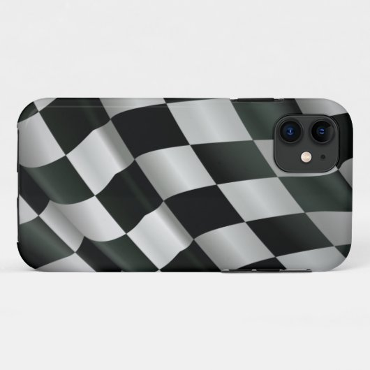 Waving Checkered Flag iPhone 5 Hoesje (Achterkant (horizontaal))