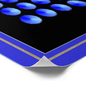 Waving Droplets Vlag Poster (Hoek)