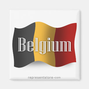 Waving Flag België Magneet