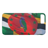 Waving Flag Dominica Case-Mate iPhone Case (Achterkant (Horizontaal))