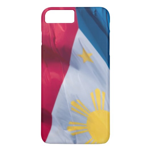 Waving Flag op de Filipijnen Case-Mate iPhone Case (Achterkant)