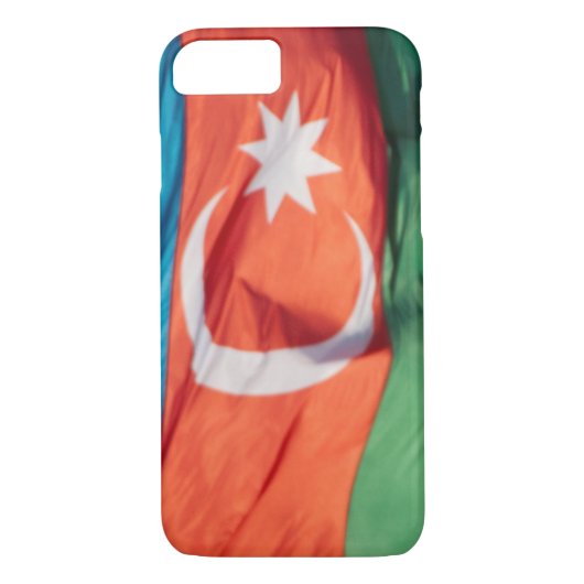 Waving Flag van de Azerbeidzjan Case-Mate iPhone Case (Achterkant)