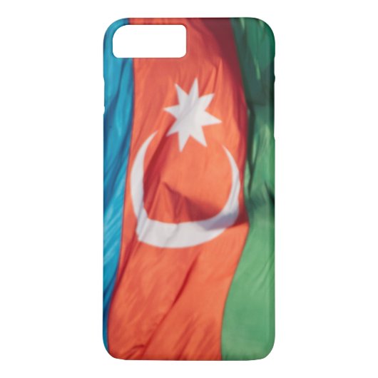Waving Flag van de Azerbeidzjan Case-Mate iPhone Case (Achterkant)