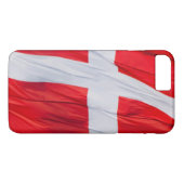 Waving Flag van Denemarken Case-Mate iPhone Case (Achterkant (Horizontaal))