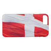Waving Flag van Denemarken Case-Mate iPhone Case (Achterkant (Horizontaal))