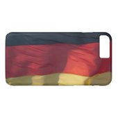 Waving Flag van Duitsland Case-Mate iPhone Case (Achterkant (Horizontaal))
