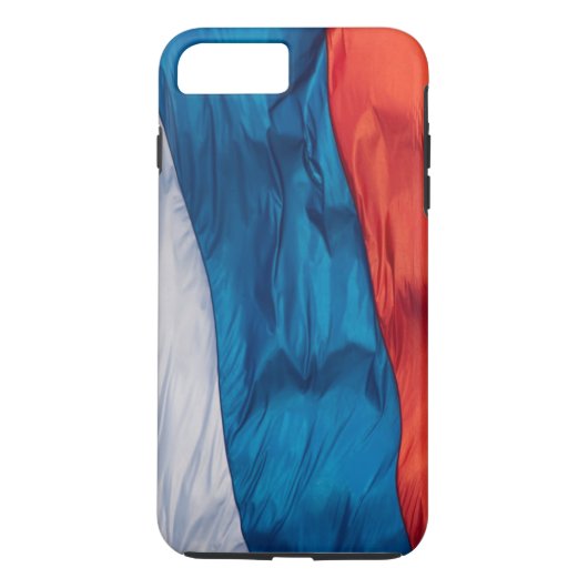 Waving Flag van Rusland Case-Mate iPhone Case (Achterkant)