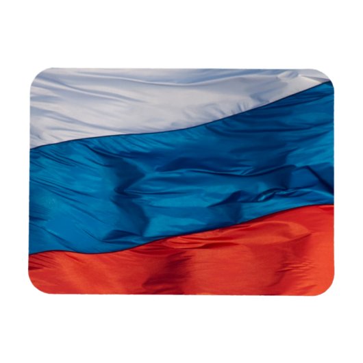 Waving Flag van Rusland Magneet (Horizontaal)