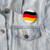 Waving German Flag Ronde Button 5,7 Cm (In situ)