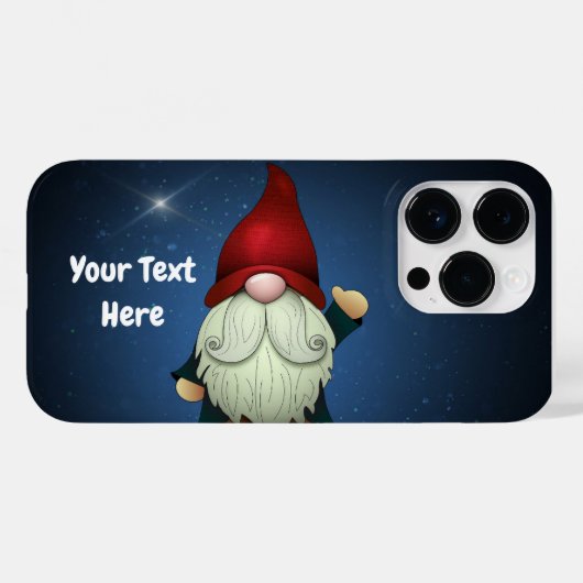 Waving Gnome iPhone / iPad hoesje (Achterkant (horizontaal))