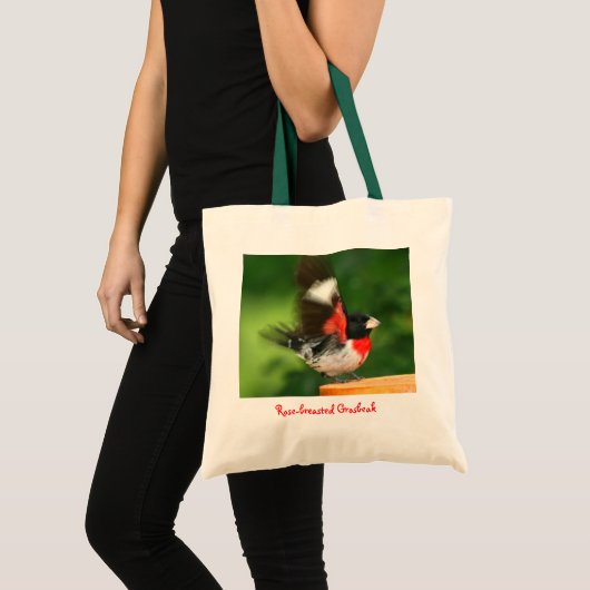 Waving Grosbeak-Canvas tas (Voorkant (product))