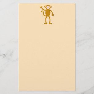 Waving Monkey. Briefpapier