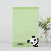 Waving Panda Briefpapier (Staand voorkant)