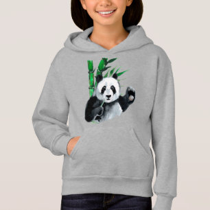 Waving Panda en Bamboo