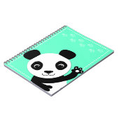 Waving Panda Notitieboek (Linkerzijde)