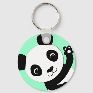 Waving Panda Sleutelhanger