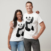 Waving Panda T-shirt (Unisex)
