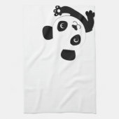 Waving Panda Theedoek (Verticaal)
