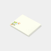 Waving red eyed Tree frog-illustratie Post-it® Notes (Schuin)