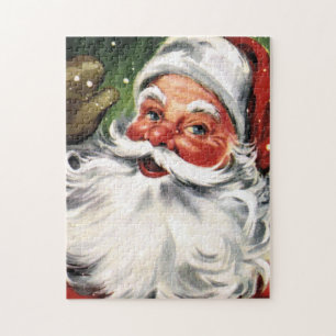 Waving Santa Claus Legpuzzel