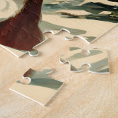 Waving Santa Claus Legpuzzel (Zijkant)