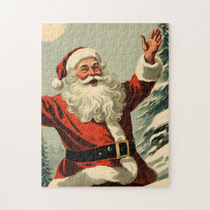 Waving Santa Claus Legpuzzel