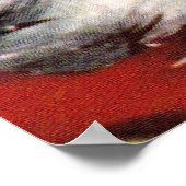 Waving Santa Claus Poster (Hoek)