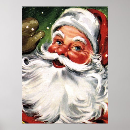 Waving Santa Claus Poster (Voorkant)