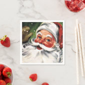 Waving Santa Claus Servet (Insitu)