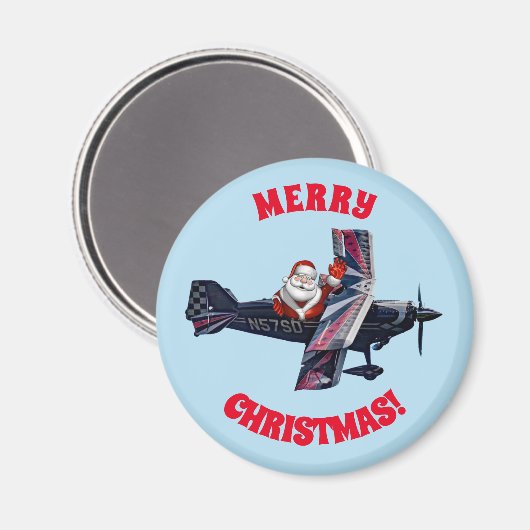 Waving Santa Magneet (Voorkant / Achterkant)