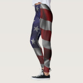 Waving USA vlag Leggings (Links)