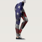 Waving USA vlag Leggings (Rechts)