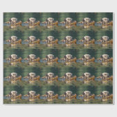 Waving Zee Otter Cadeaupapier (Vlak)