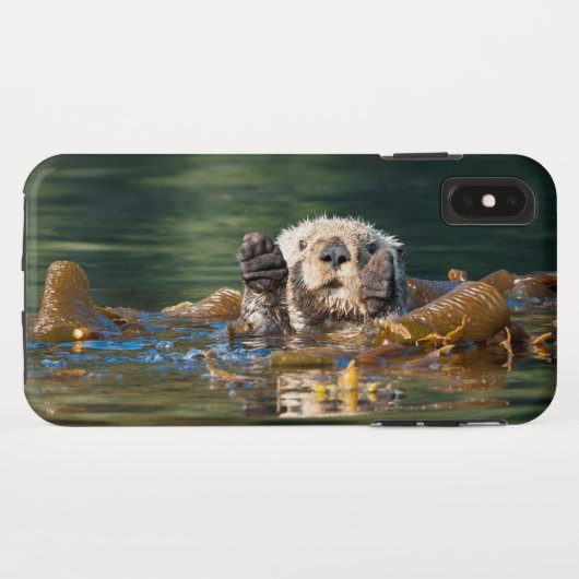 Waving Zee Otter Case-Mate iPhone Case (Achterkant (horizontaal))
